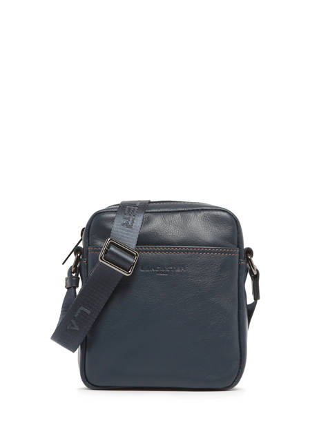 Crossbody Bag Lancaster Blue soft vintage homme 24