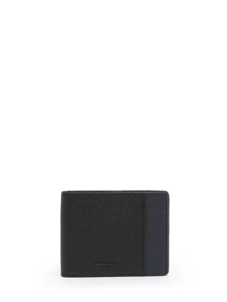 Wallet Leather Hexagona Black duo 687820