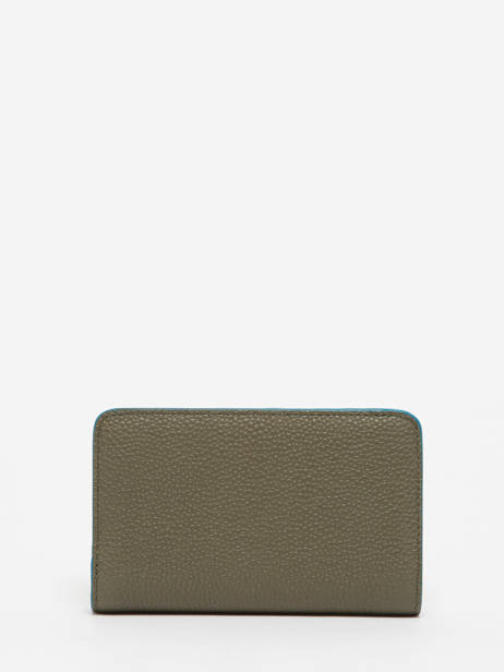 Compact Leather Ninon Zip Wallet Lancel Green ninon A11123 other view 2