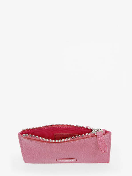 Leather Card Holder Ninon Lancel Pink ninon A10537 other view 1