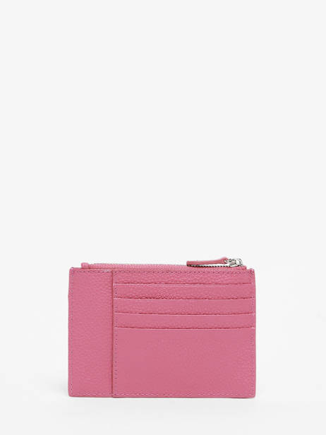 Leather Card Holder Ninon Lancel Pink ninon A10537 other view 2