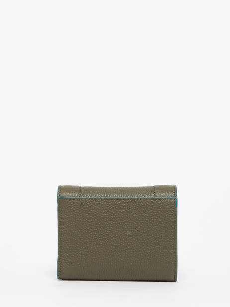 Compact Leather Wallet Ninon Lancel Green ninon A10296 other view 2