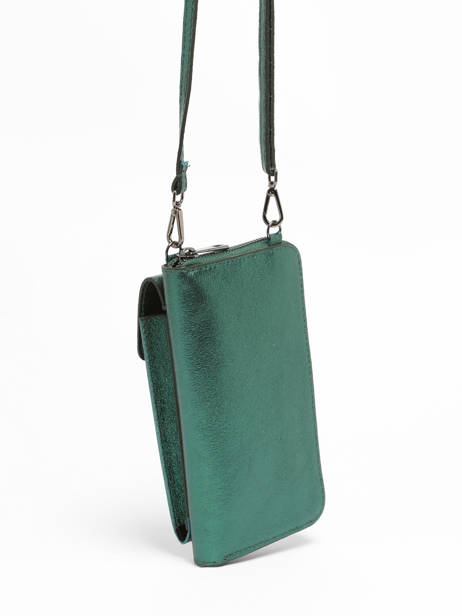 Ccrossbody Phone Case Leather Milano Green nine NI23068 other view 2