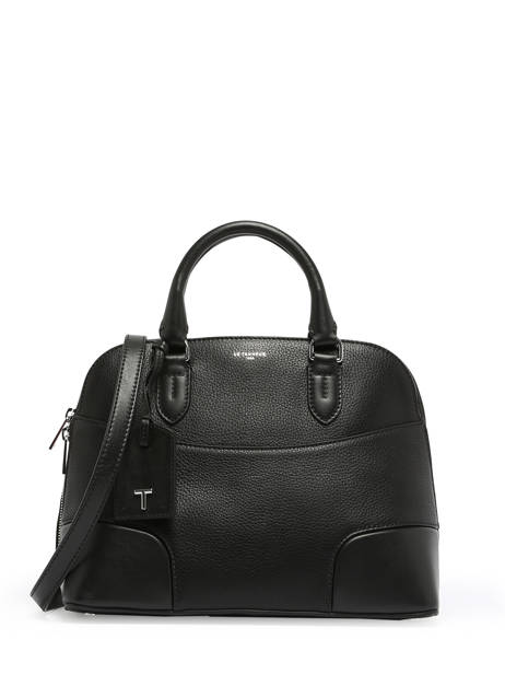 Sac Porté Main Romy Cuir Le tanneur Noir romy TROM1014