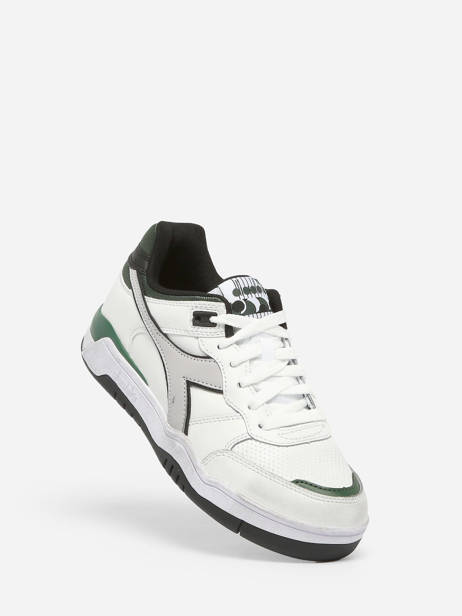 Sneakers B.56 Icona En Cuir Diadora Blanc unisex 94250060 vue secondaire 1
