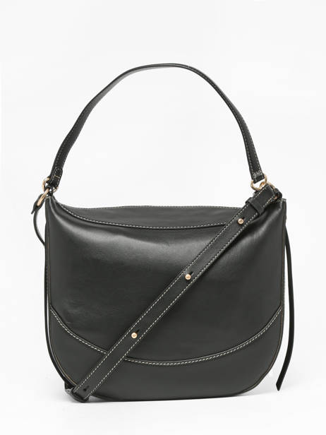 Sac Porté épaule Daily Cuir Vanessa bruno Noir daily 85V40870 vue secondaire 4