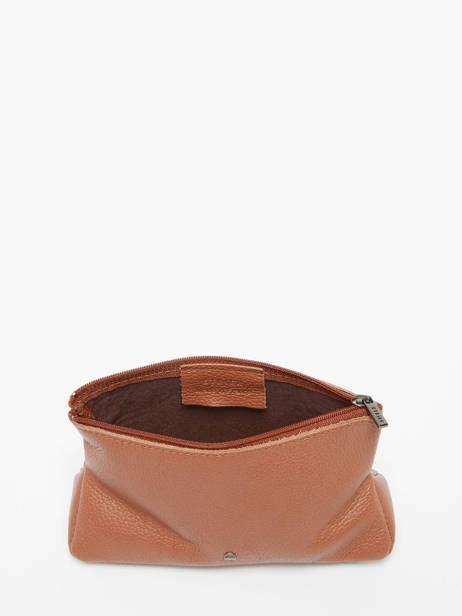 Pouch Madras Leather Etrier Brown madras EMAD853 other view 1