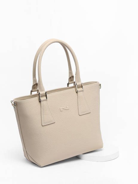 Leather Courtney Top-handle Bag Nathan baume Beige event 4 other view 2