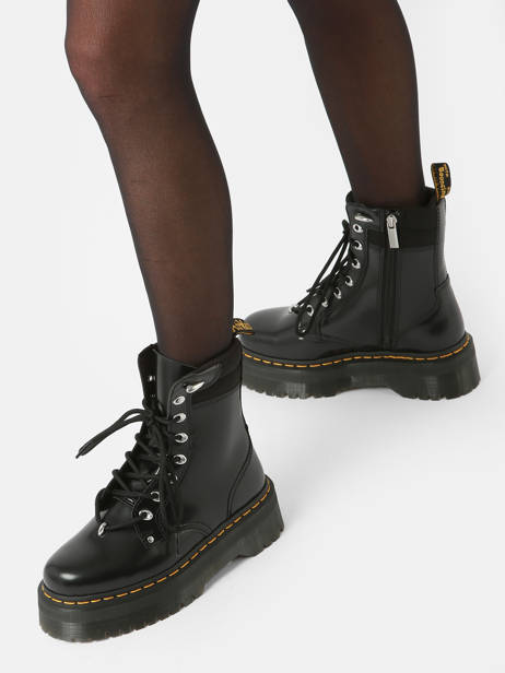 Jadon Hwd Ii Butter Boots In Leather Dr martens Black women 30932001 other view 2