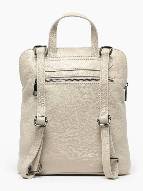 Shoulder Strap Backpack Milano Beige caviar CA23067 other view 4