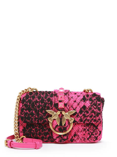 Crossbody Bag Love Bag Icon Wool Pinko Pink love bag icon A17A