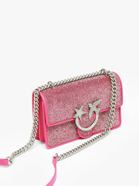 Crossbody Bag Love Bag Icon Pinko Pink love bag icon A17Z other view 2