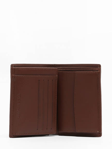 Wallet Leather Yves renard Brown smooth 15419 other view 1