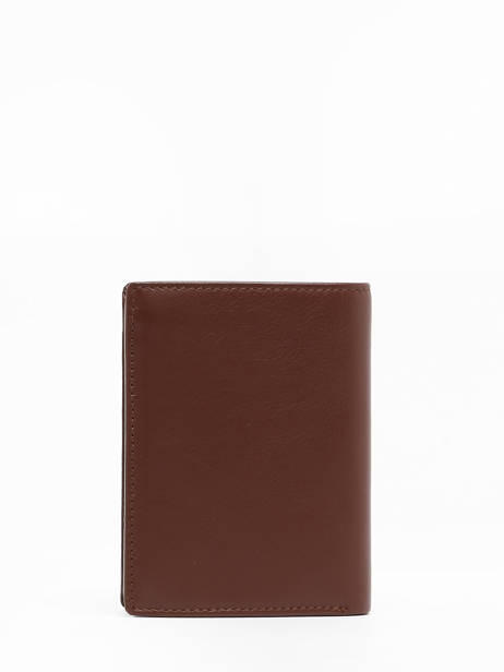 Wallet Leather Yves renard Brown smooth 15419 other view 2