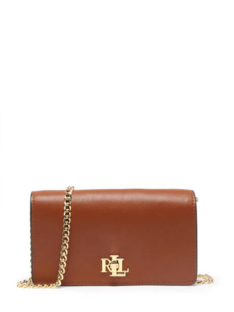 Sac Bandoulière Dryden Cuir Lauren ralph lauren Marron dryden 32915377