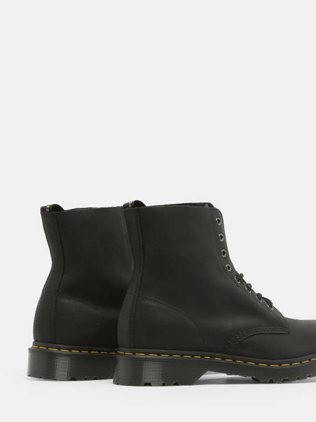 Boots 1460 Pascal Waxed In Leather Dr martens Black unisex 30666001 other view 3
