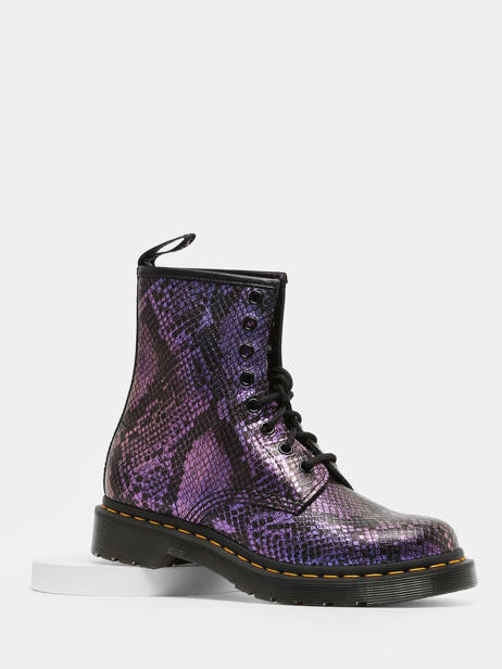 Boots 1460 Viper In Leather Dr martens Violet women 31027719 other view 1
