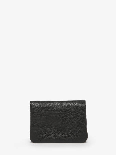 Porte-monnaie Caviar Cuir Milano Noir caviar CA23092 vue secondaire 2
