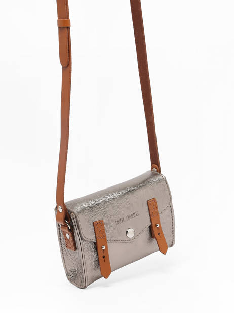 Leather Crossbody Bag Mini Indispensable Paul marius Silver vintage MINI other view 2