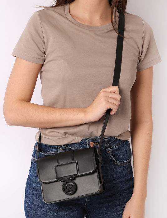 Longchamp Box-trot colors Messenger bag Black