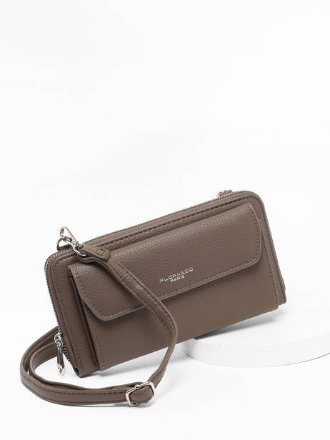 Ccrossbody Wallet Miniprix Brown grained H6017 other view 2