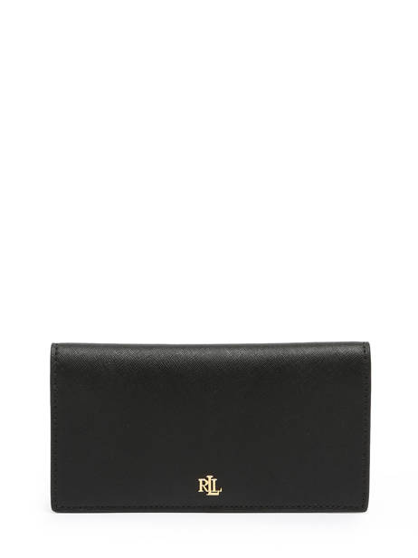 Portefeuille Cuir Lauren ralph lauren Noir dryden 32802917