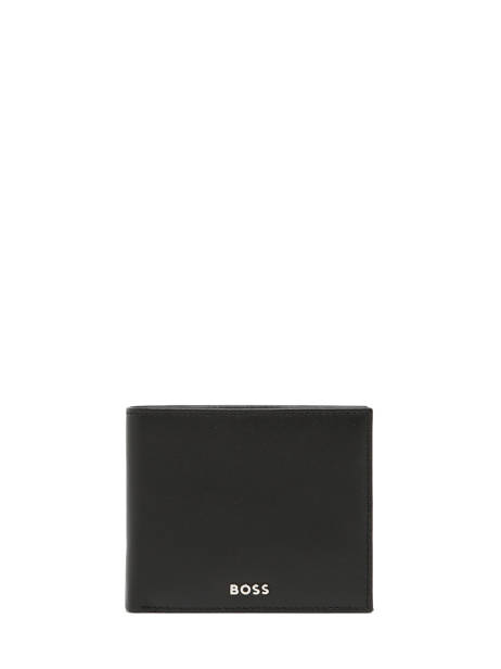Leather Iconic Wallet Hugo boss Black smooth HLM403A