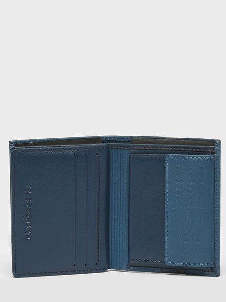 Leather Michelin Wallet Yves renard Blue michelin 1737 other view 1