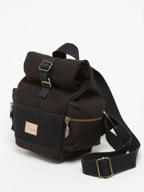 Small Rolltop Backpack Narcisse Woomen Black narcisse WNAR04 other view 2
