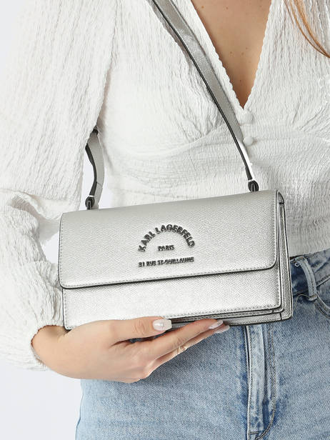 Shoulder Bag Rsg Karl lagerfeld Silver rsg 240W3109 other view 1
