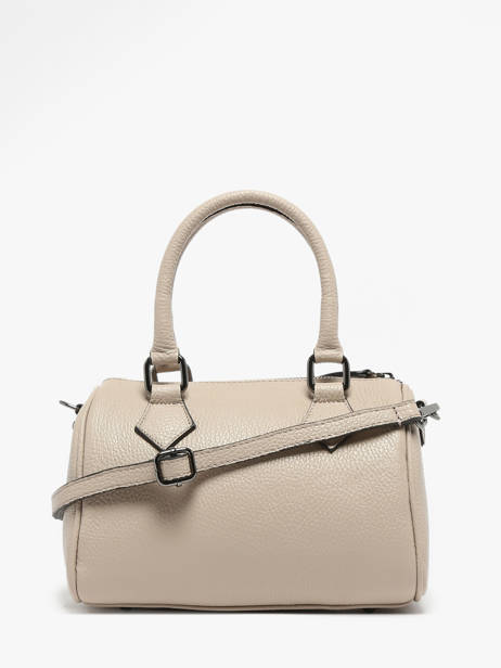 Leather Caviar Bowling Bag Milano Beige caviar CA23115 other view 4