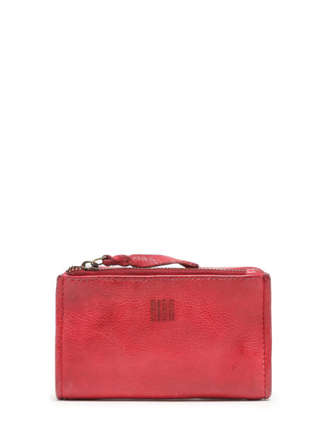 Wallet Leather Biba Red heritage SUM3L