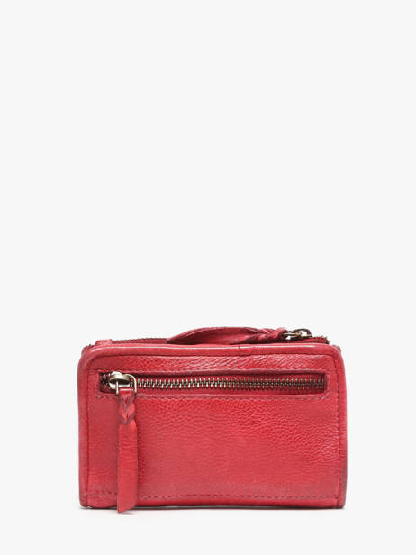 Wallet Leather Biba Red heritage SUM3L other view 2