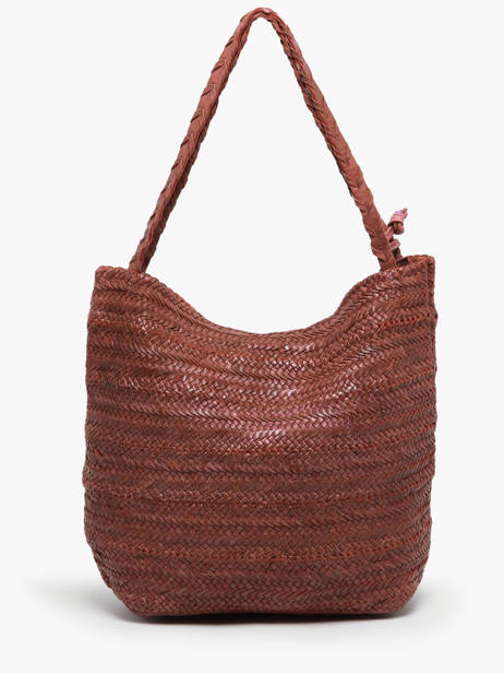 Sac Porté épaule Heritage Cuir Biba Marron heritage RUB1L vue secondaire 4