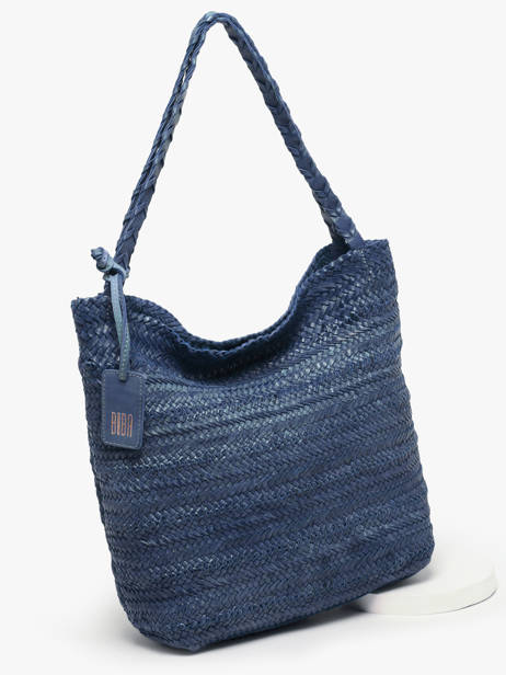 Shoulder Bag Heritage Leather Biba Blue heritage RUB1L other view 2