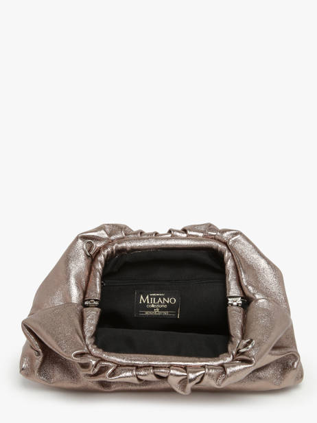 Shoulder Bag Nine Leather Milano Silver nine NI23112 other view 3