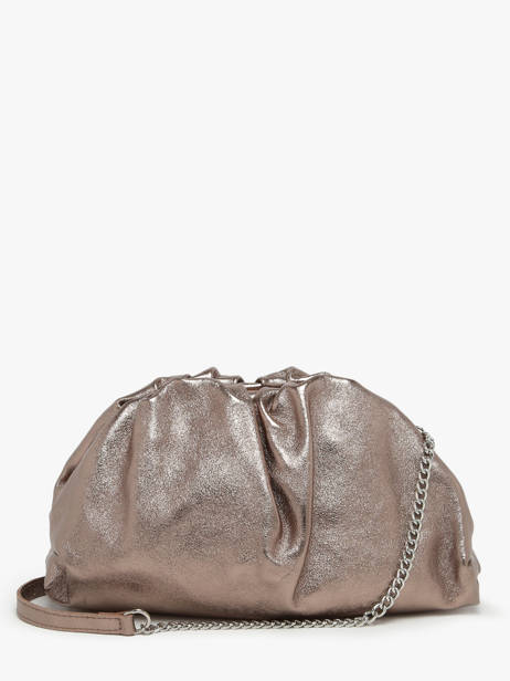 Shoulder Bag Nine Leather Milano Silver nine NI23112 other view 4