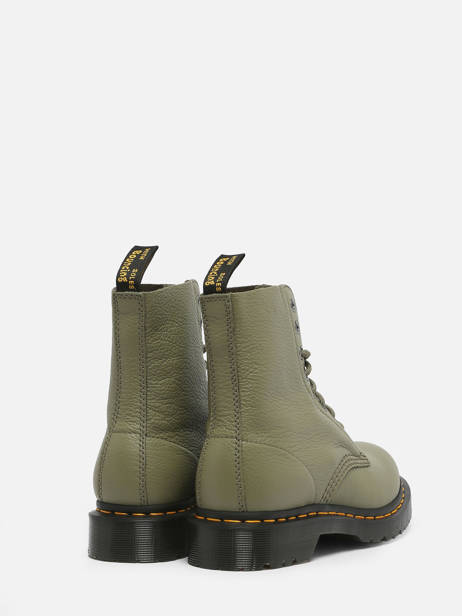 Boots In Leather Dr martens Green women 31693357 other view 3