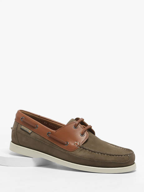 Boat Shoes In Leather Mephisto Brown men P5141490 other view 1
