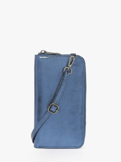 Ccrossbody Phone Case Leather Milano Blue nine NI23068 other view 4