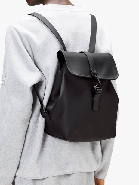 1 Compartment Backpack Rains Black city 13040 other view 1