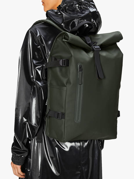 Backpack Rains Green city 14590 other view 1