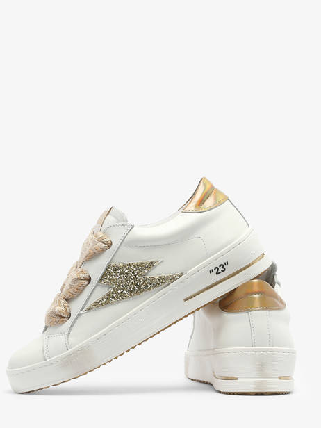 Sneakers In Leather Semerdjian Gold women ROS11203 other view 4