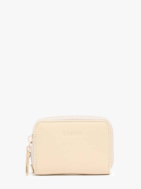 Leather Oxer Wallet Etrier Beige oxer EOXE090S