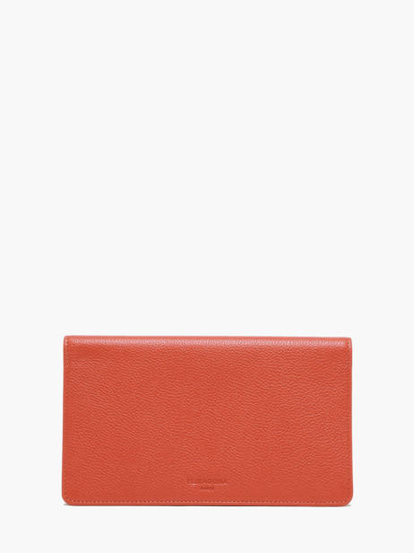 Porte-chéquier Cuir Hexagona Orange confort 467245