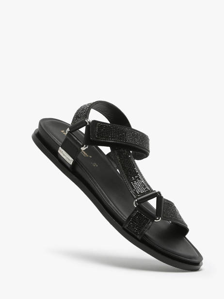 Sandals In Leather Les tropeziennes Black women CASPY other view 1