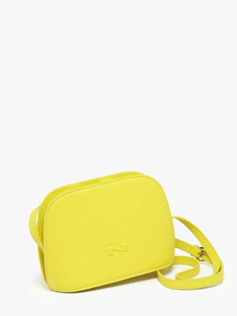 Leather Lilou Crossbody Bag Nathan baume Yellow egee 2 other view 2