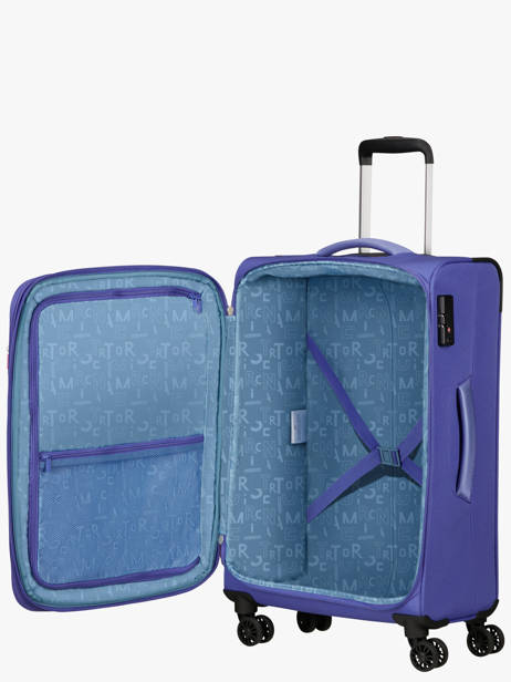 Softside Luggage Pulsonic American tourister Blue pulsonic 146517 other view 4