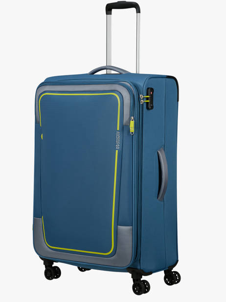 Softside Luggage Pulsonic American tourister Blue pulsonic 146518 other view 3