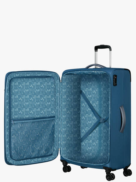 Softside Luggage Pulsonic American tourister Blue pulsonic 146518 other view 4